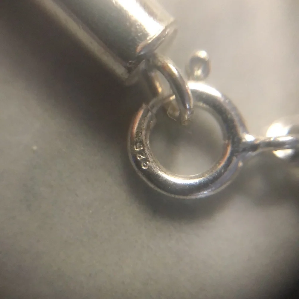 Guitar sterling silver‎ 925 charm bracelet black leather - Picture 4 of 5